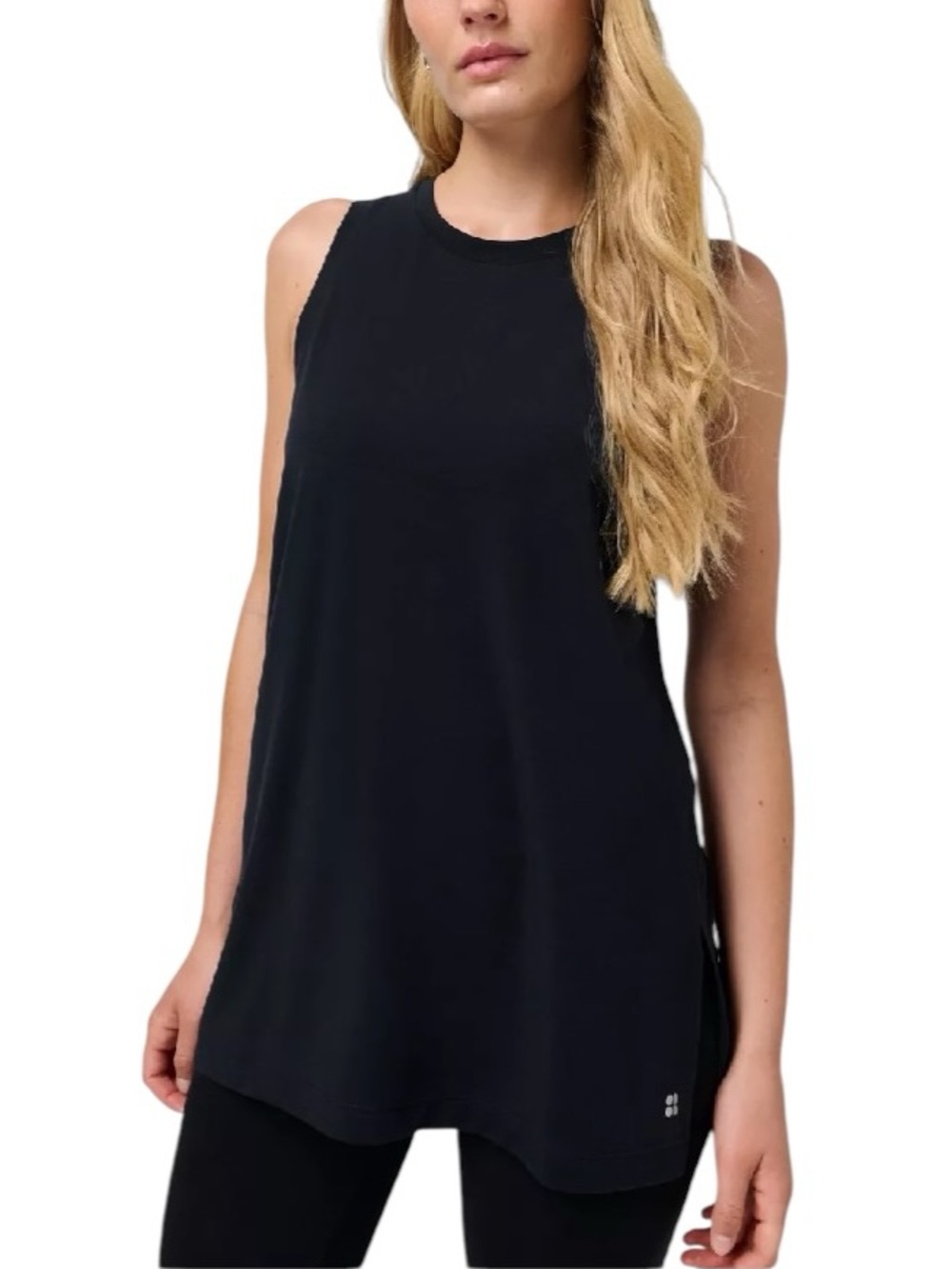 NWT Sweaty Betty Black Yoga, Performance Tank. Sz. L